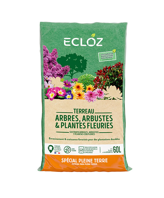 Terreau arbres et arbustes - pleine terre