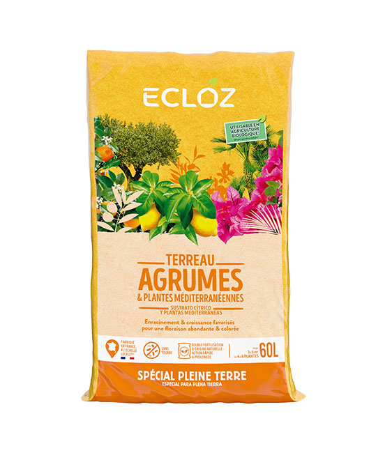Terreau agrumes & plantes méditerranéennes - Spécial pleine terre